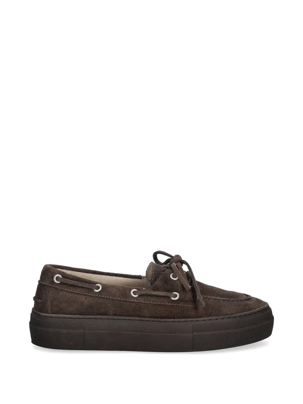 Copenhagen CPH177 lace-up suede boat shoes - Marrone