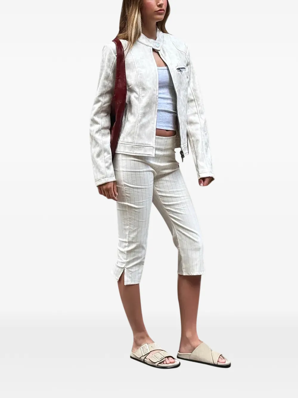 ALOHAS Alba sandalen met gespbandje Beige