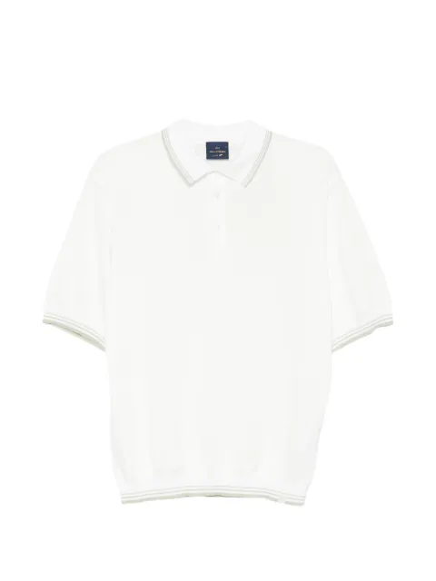 Paul & Shark striped-collar polo shirt