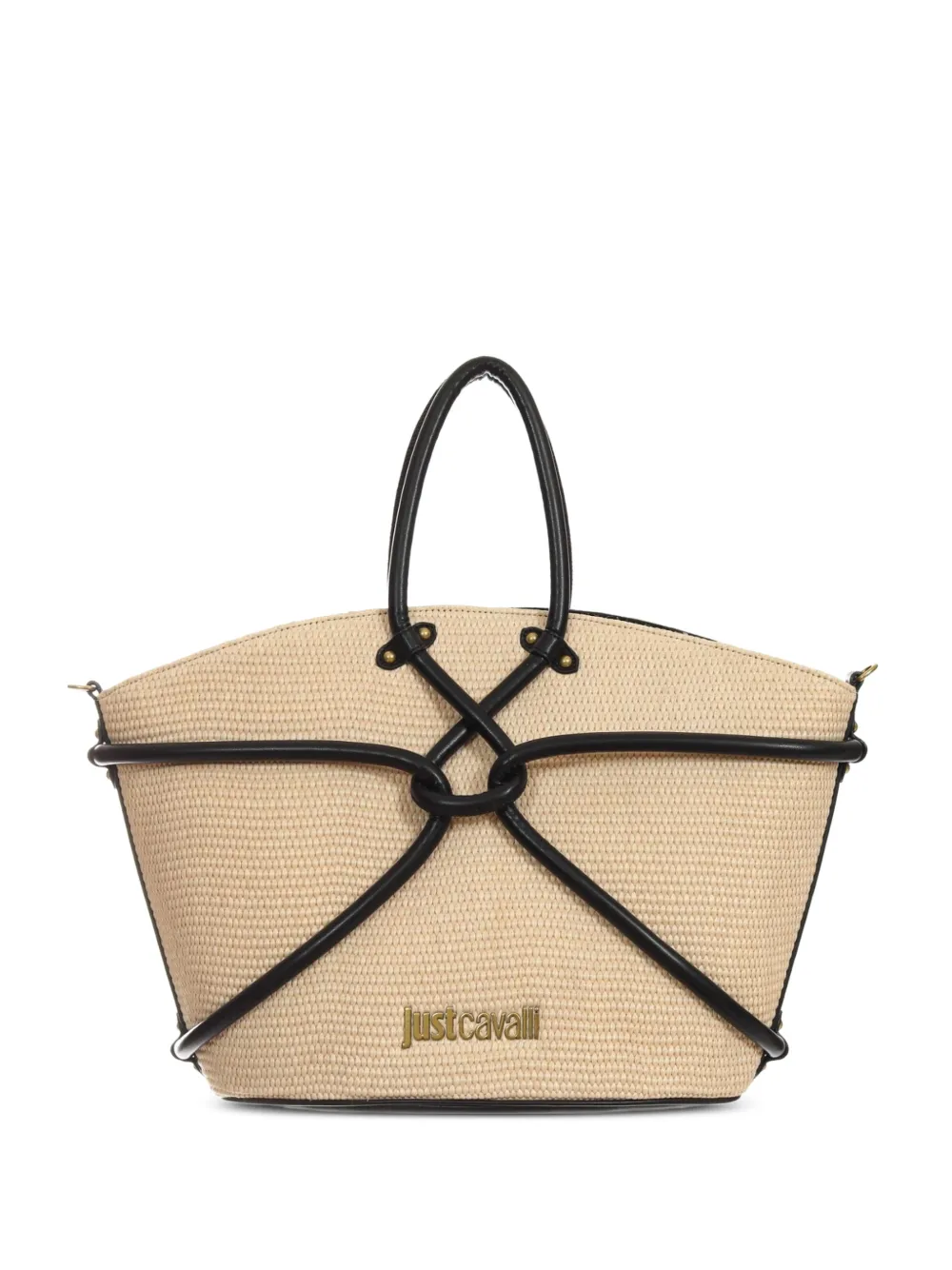 Just Cavalli knot-detail tote bag - Toni neutri
