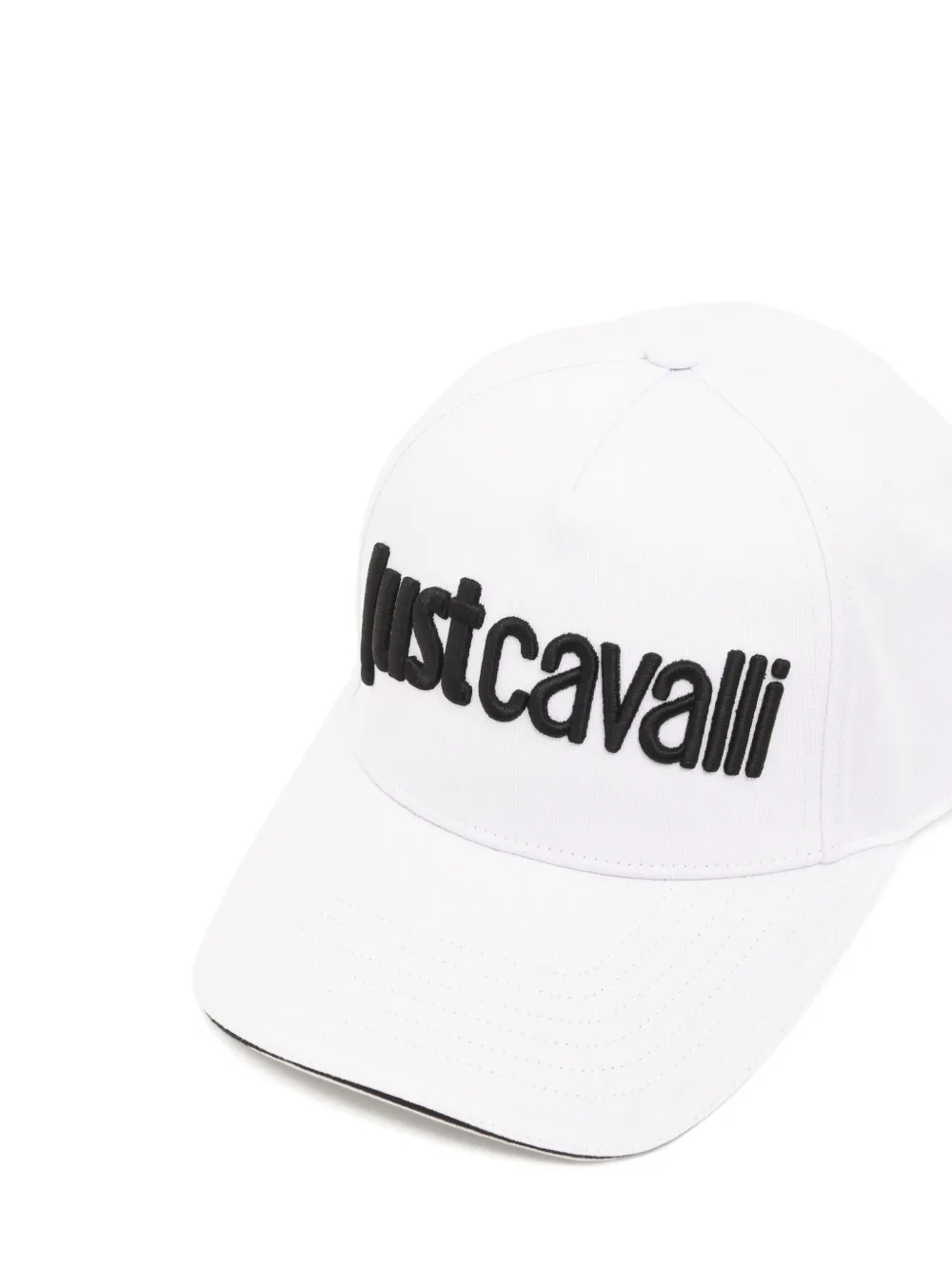  Just Cavalli Logo-detail Baseball Cap - White 