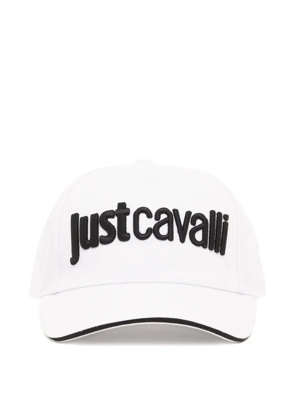 Just Cavalli Cappello da baseball con logo - Bianco