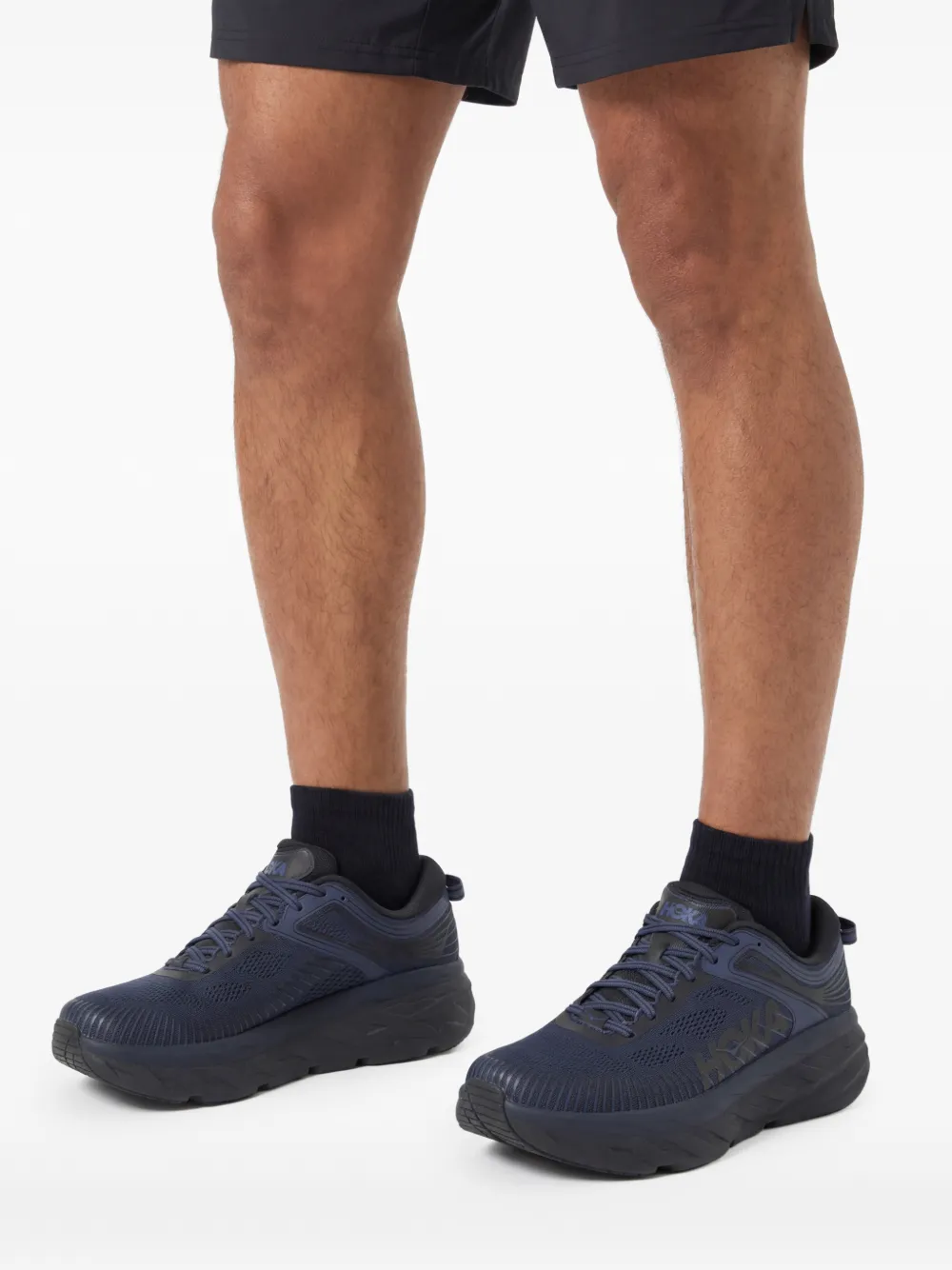HOKA Bondi 7 sneakers met textuur Blauw