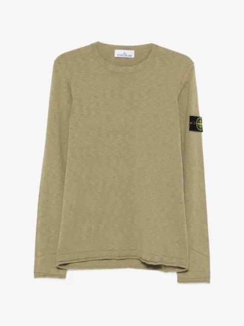 Stone Island 5100052 organic cotton and nylon sweater