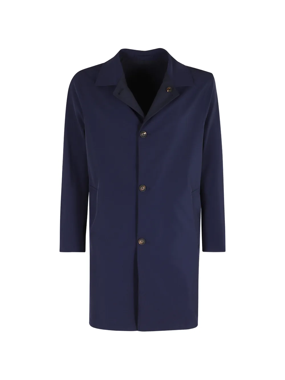 Kired Buttoned Coat In Blue