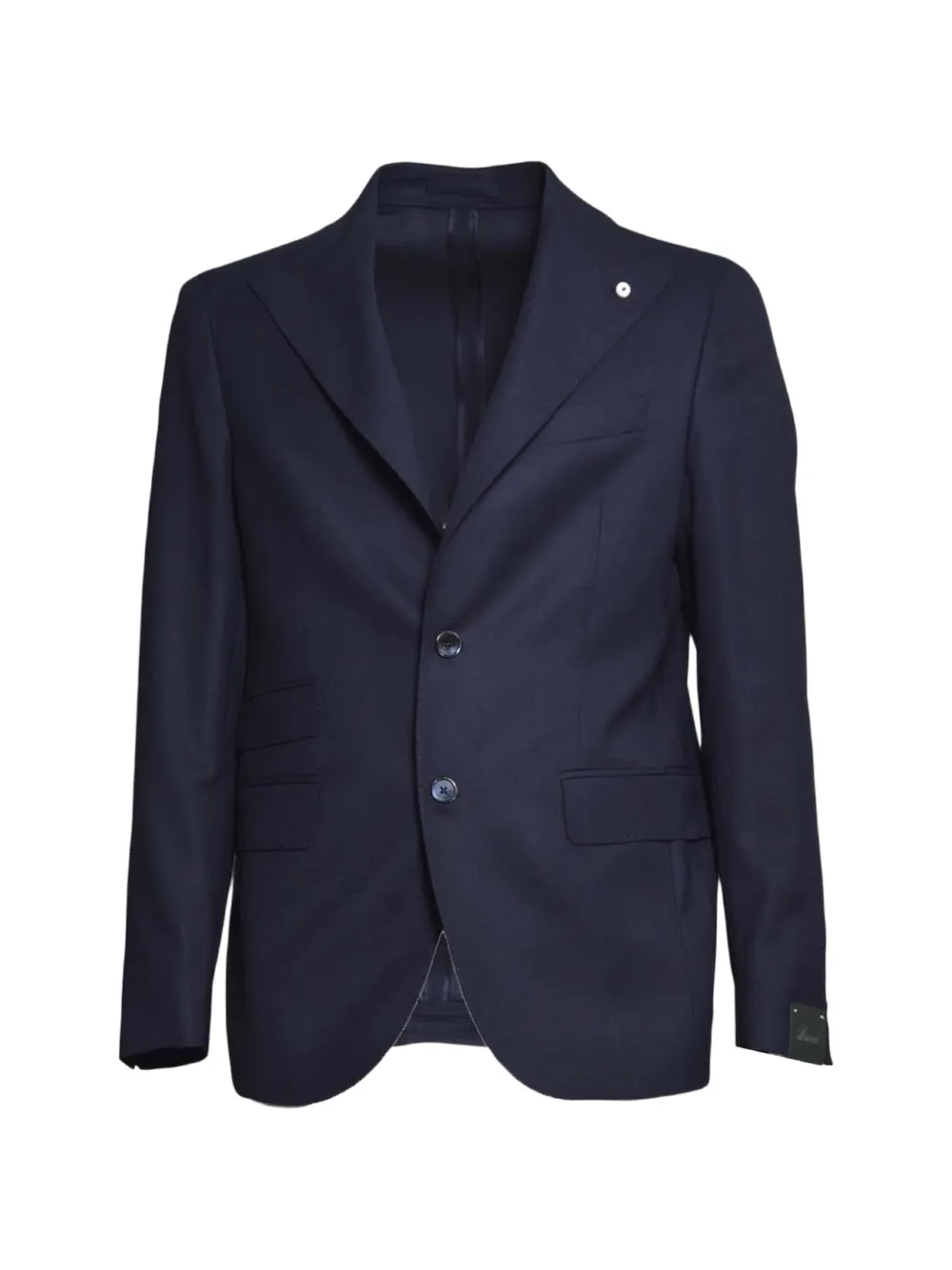 BRANDO notched-lapel blazer - Blue