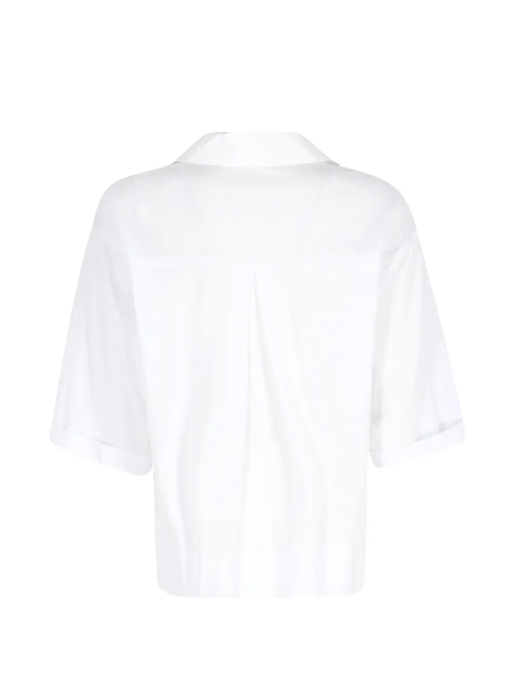  Seventy Collared V-neck Top - White 