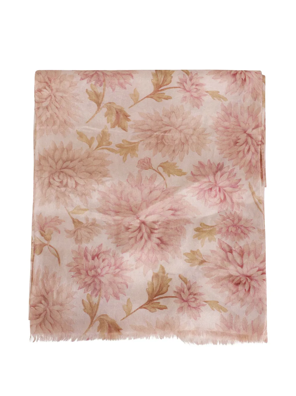 Seventy floral-print scarf - Toni neutri