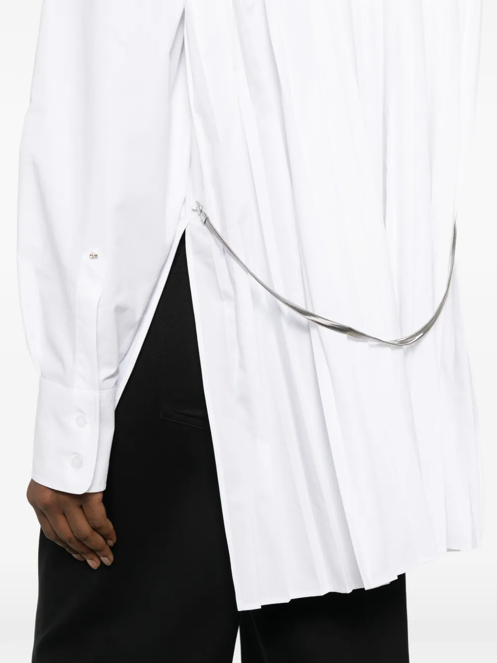 Sportmax Spxnespola blouse met ruches Wit