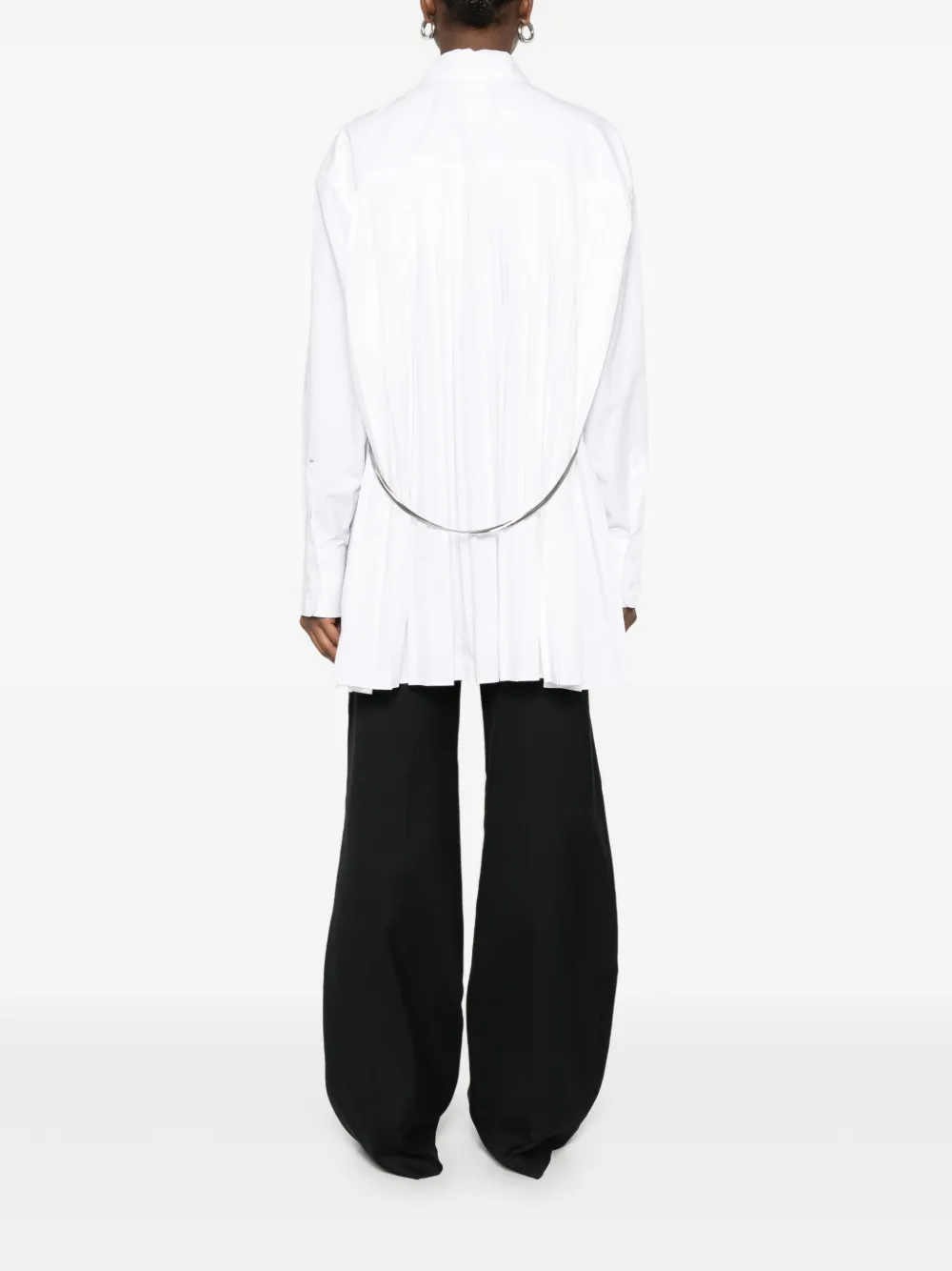 Sportmax Spxnespola blouse met ruches Wit