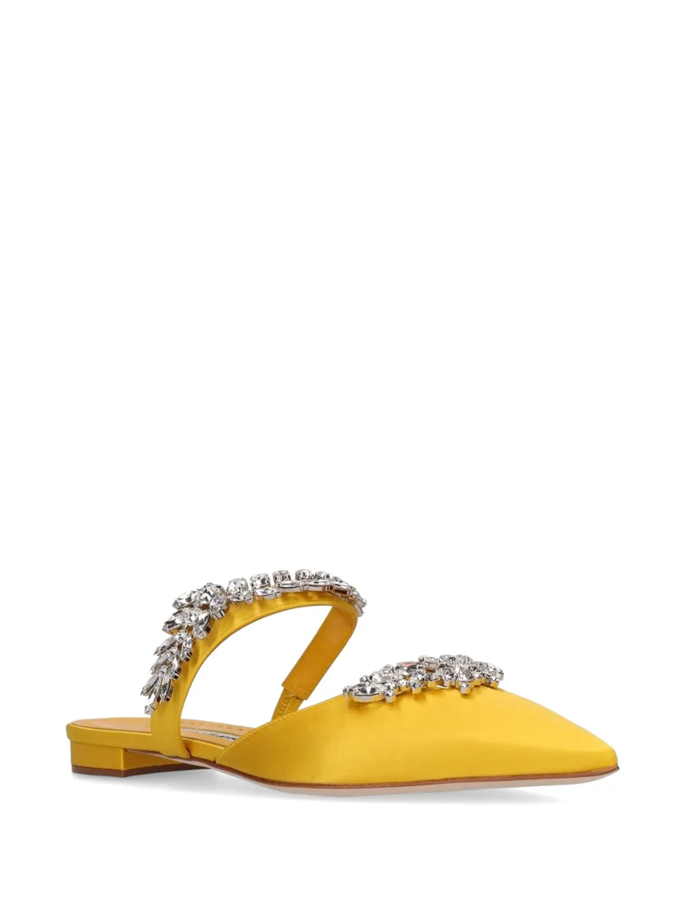 Manolo Blahnik jewel-embellished mules Geel