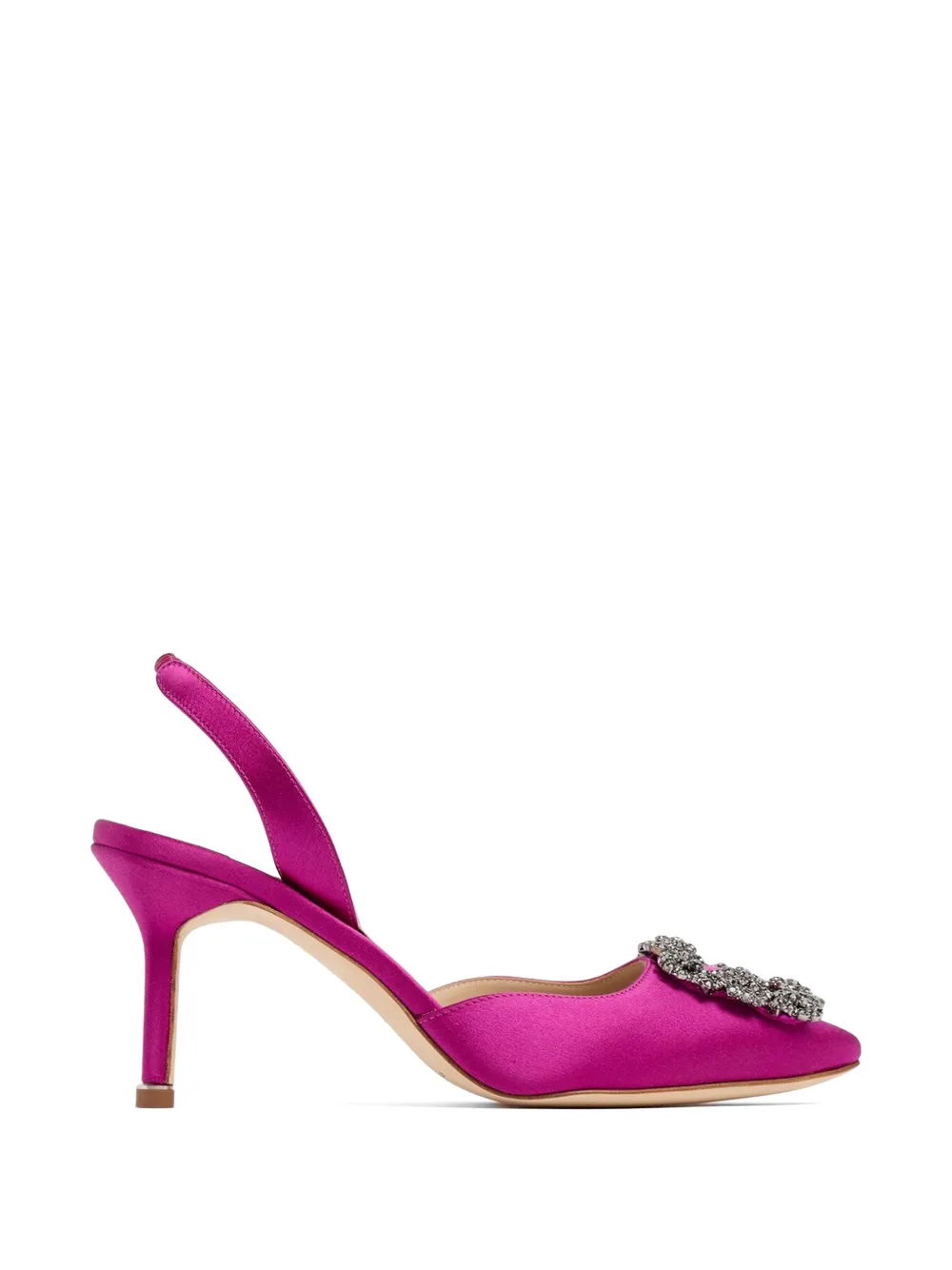 Manolo Blahnik Hangisli slingback pumps Roze