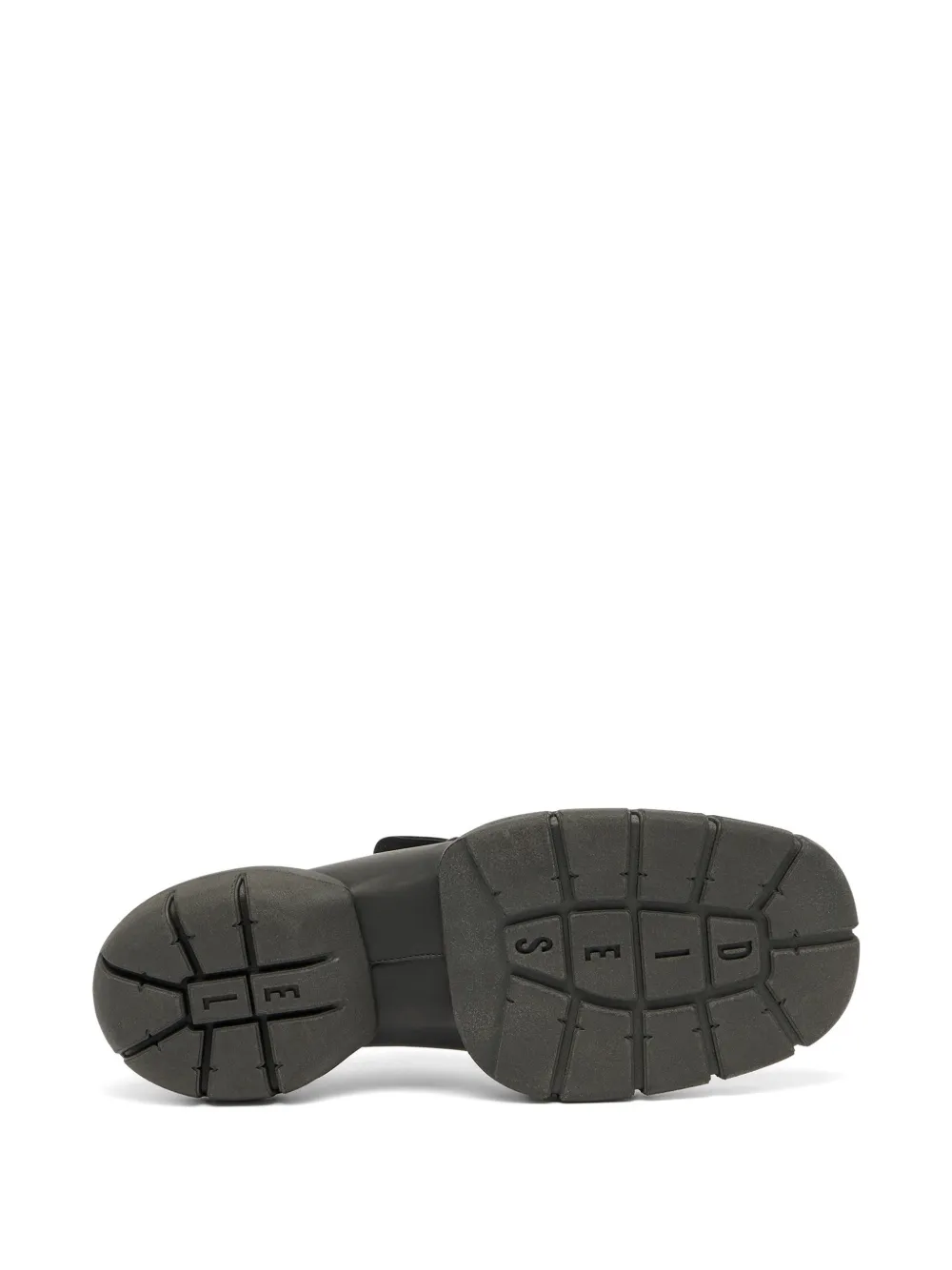 Diesel D-Mathieu leren loafers Zwart