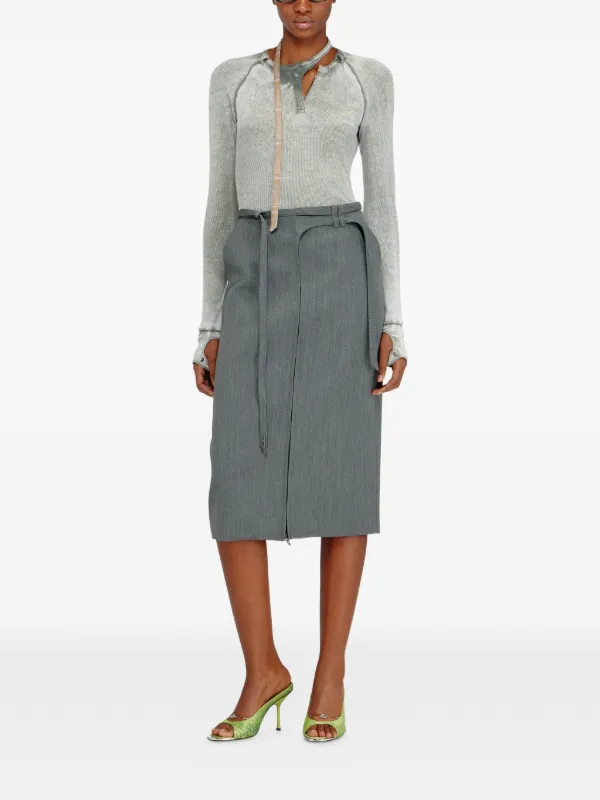 Diesel long-sleeve T-shirt | Grey | FARFETCH
