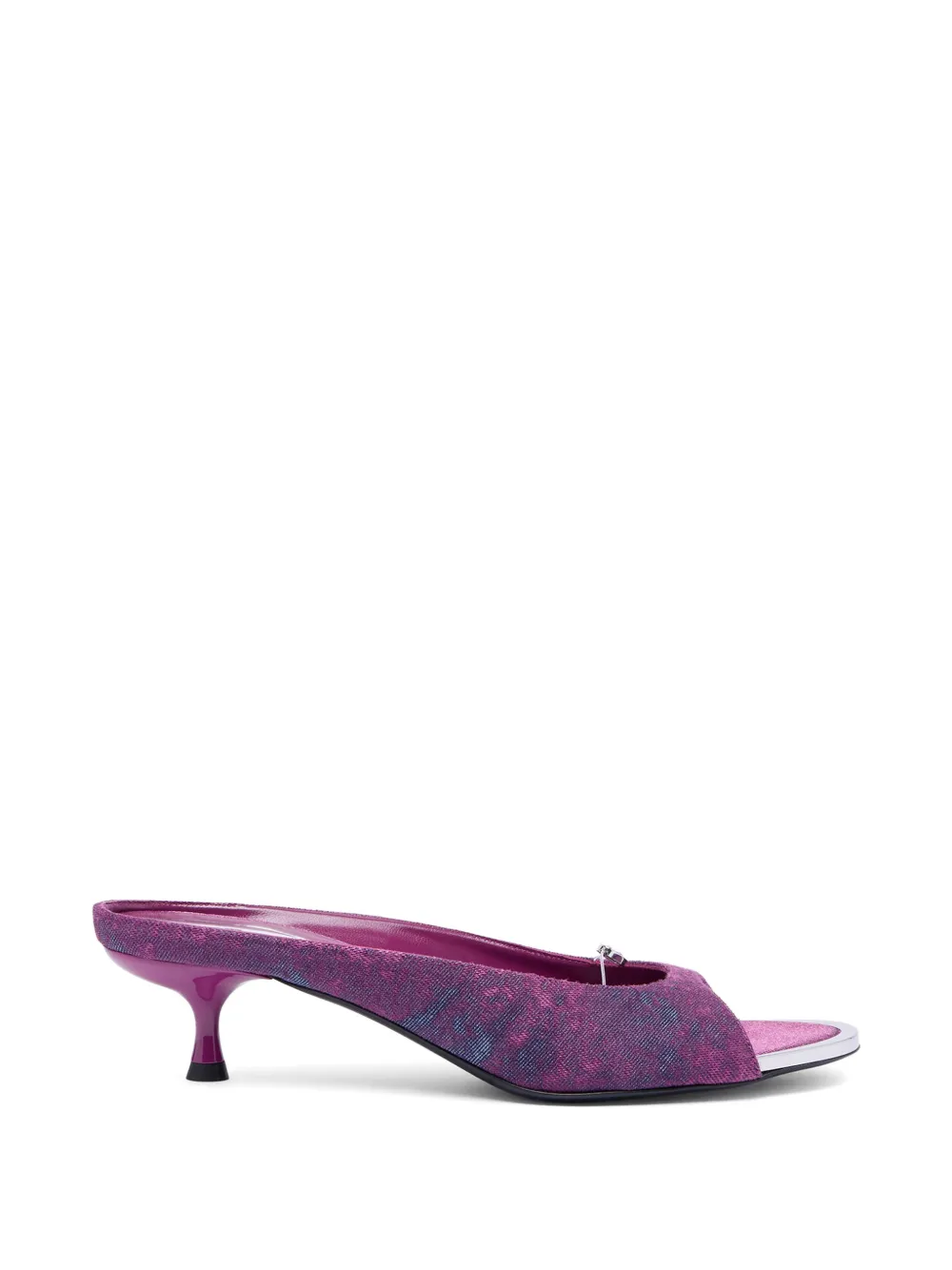 Diesel D-Diam's-Sa denim heeled mules - Viola