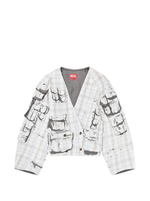 Diesel De-Talbar-Fsi cropped jacket