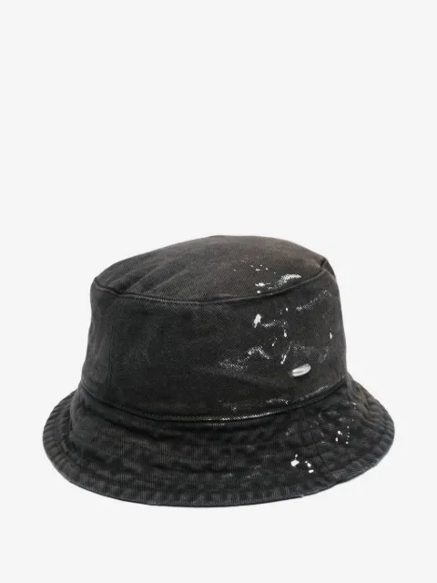 OUR LEGACY paint-splatter bucket hat