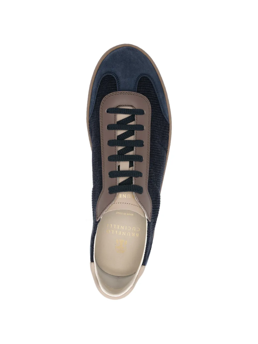 Brunello Cucinelli Sneakers met vlakken Blauw