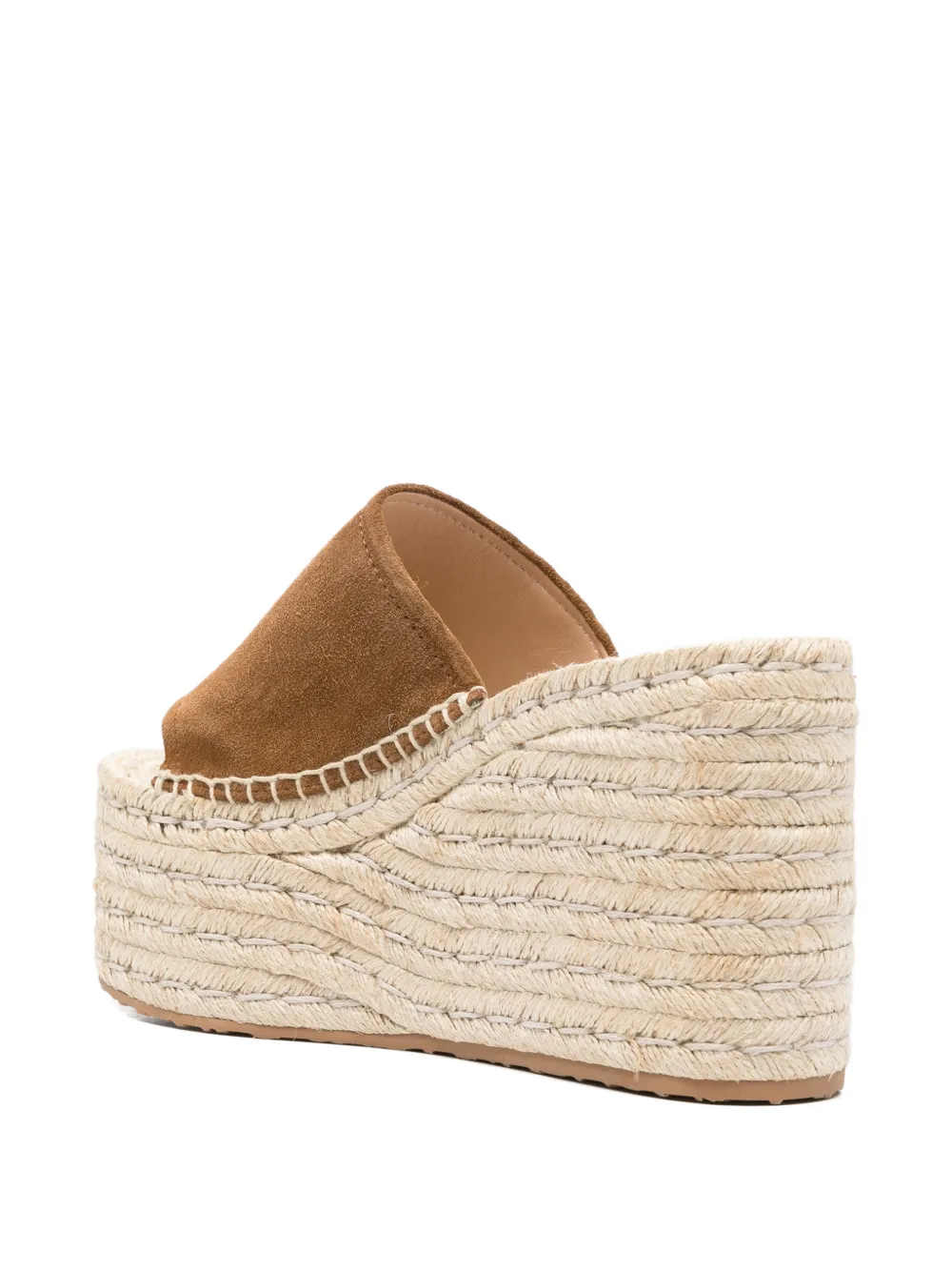 Gianvito Rossi suede heeled espadrilles Bruin