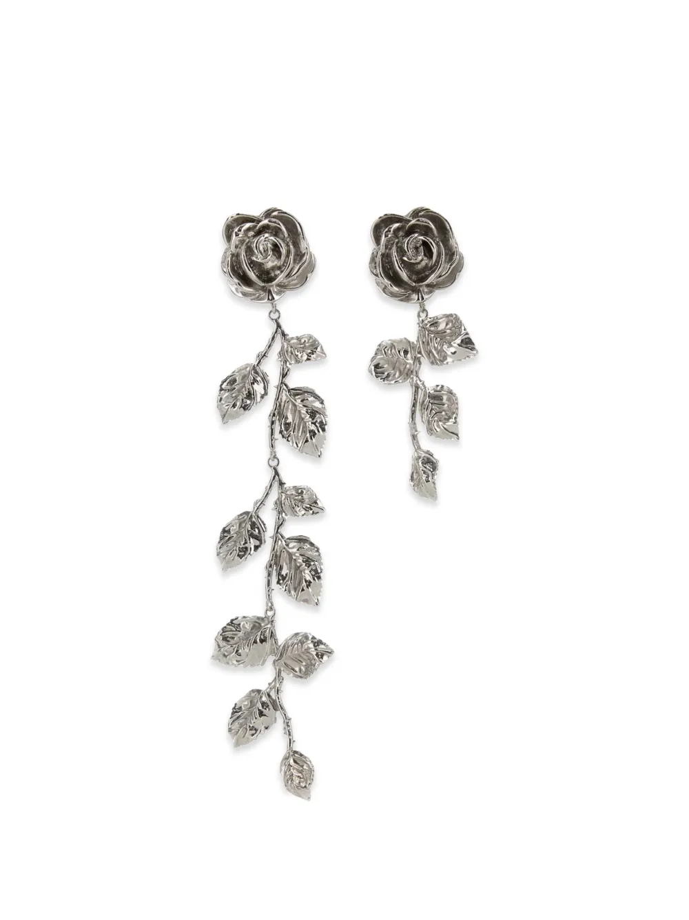 Magda Butrym Cascading rose earrings - Argento