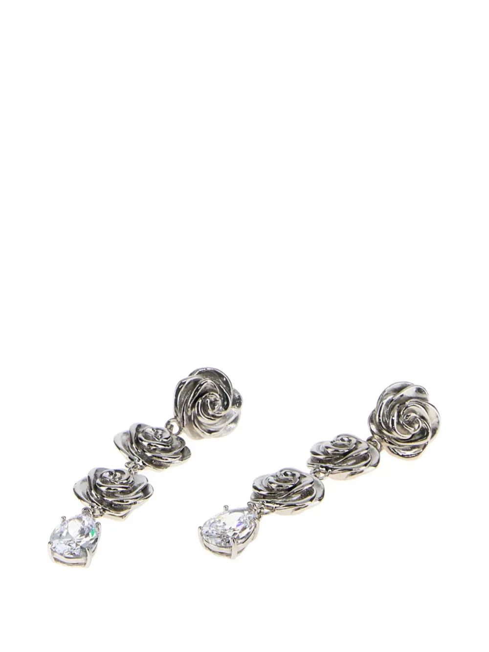  Magda Butrym Rose Drop Earrings - Silver 