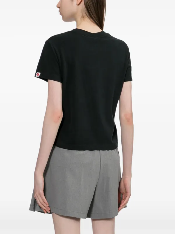 APEE™ By *A BATHING APE® heart-printed T-shirt | Black | FARFETCH JO