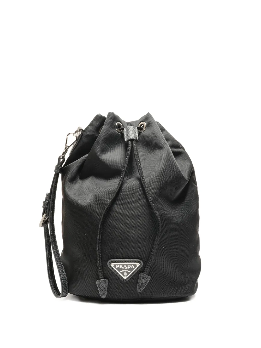 Prada Pre-Owned 2020-2025 Re-Nylon bucket bag - Nero