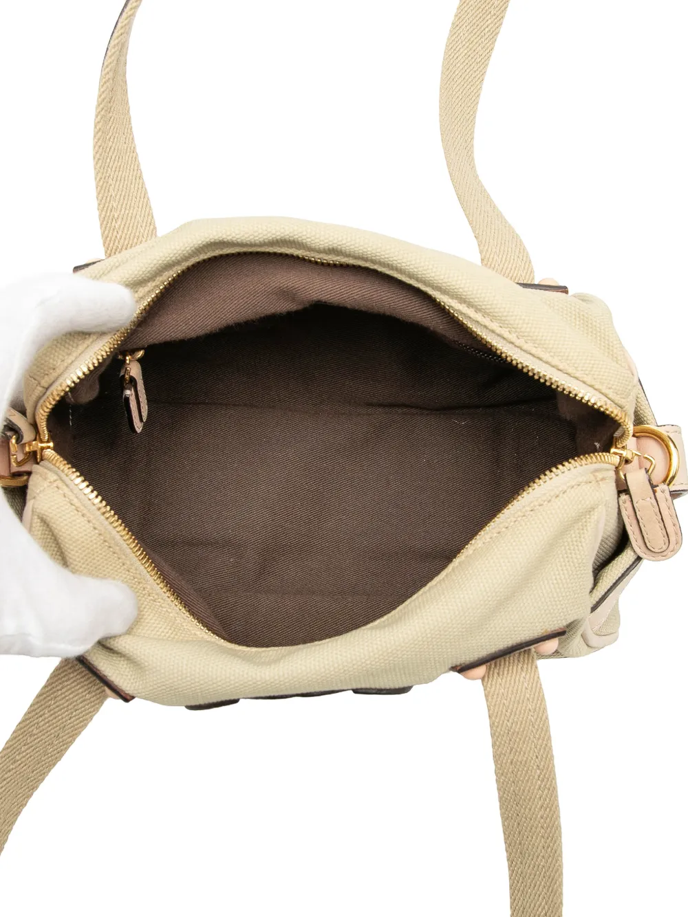2010-2025 Mini Anagram Canvas Barrel Bag Satchel