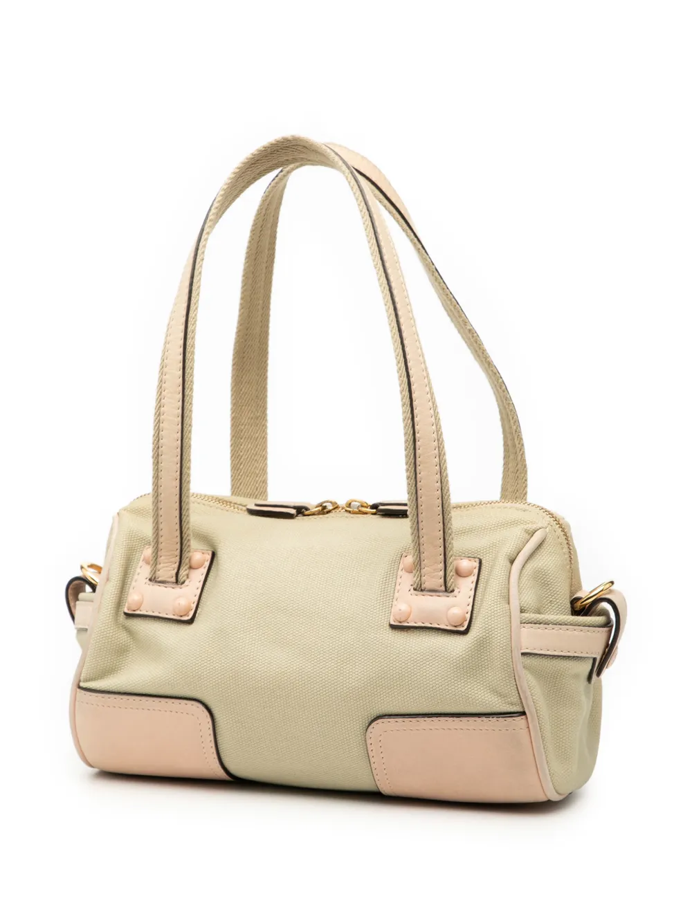 2010-2025 Mini Anagram Canvas Barrel Bag Satchel