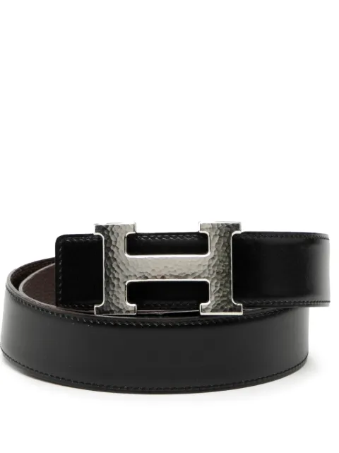 Hermès Pre-Owned 2008 Swift and Togo Constance H Martelee Reversible belt
