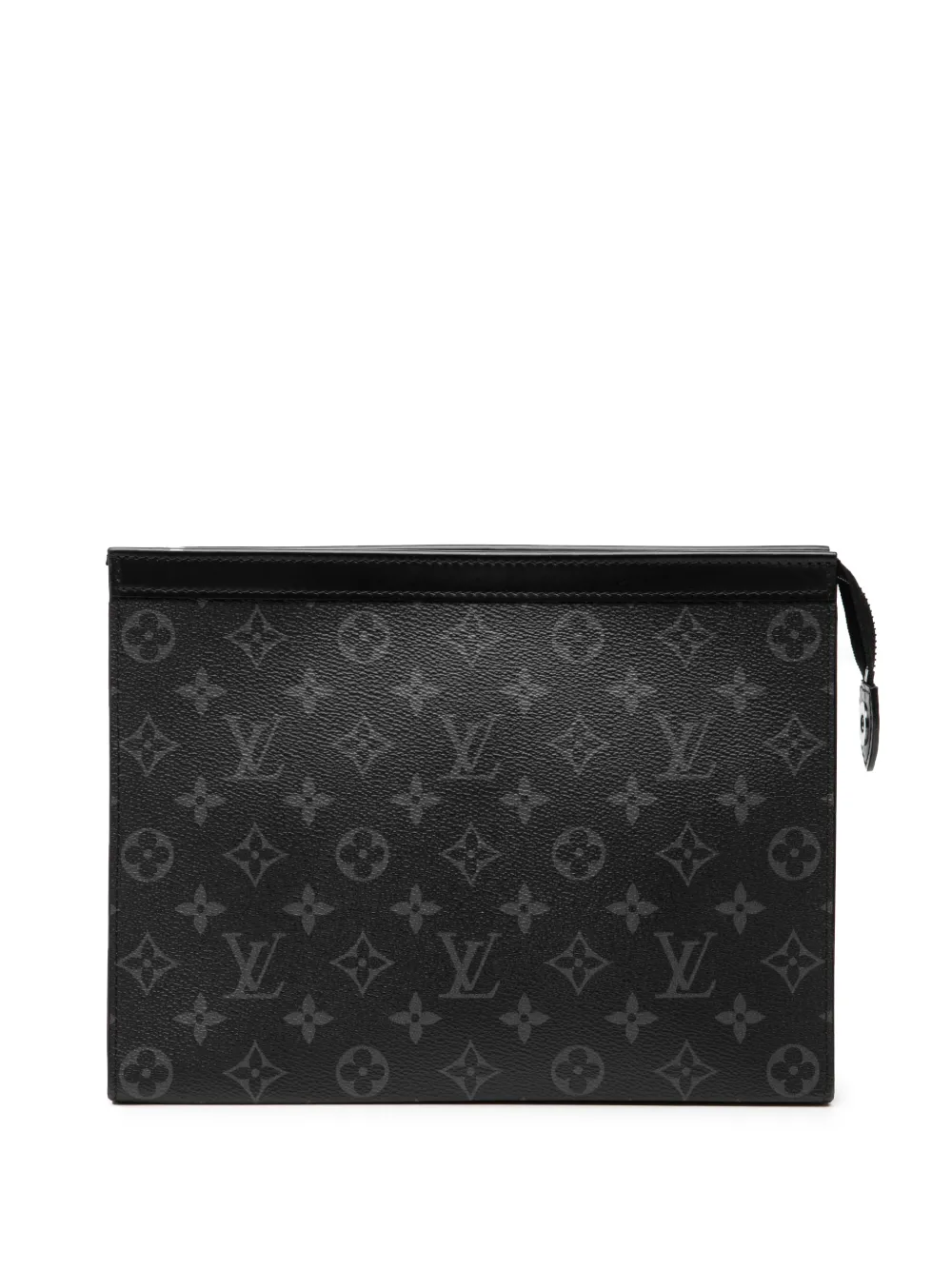 Louis Vuitton Pre-Owned Clutch Pochette Voyage MM in tela Monogram Eclipse 2021-2025 - Nero
