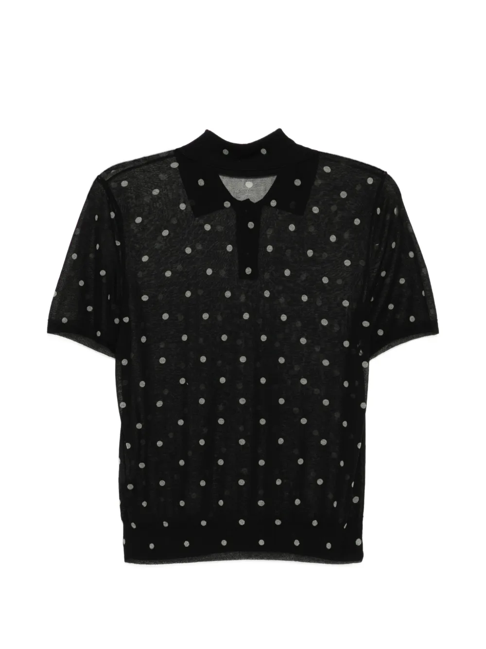 JNBY Polotop met stippen Zwart