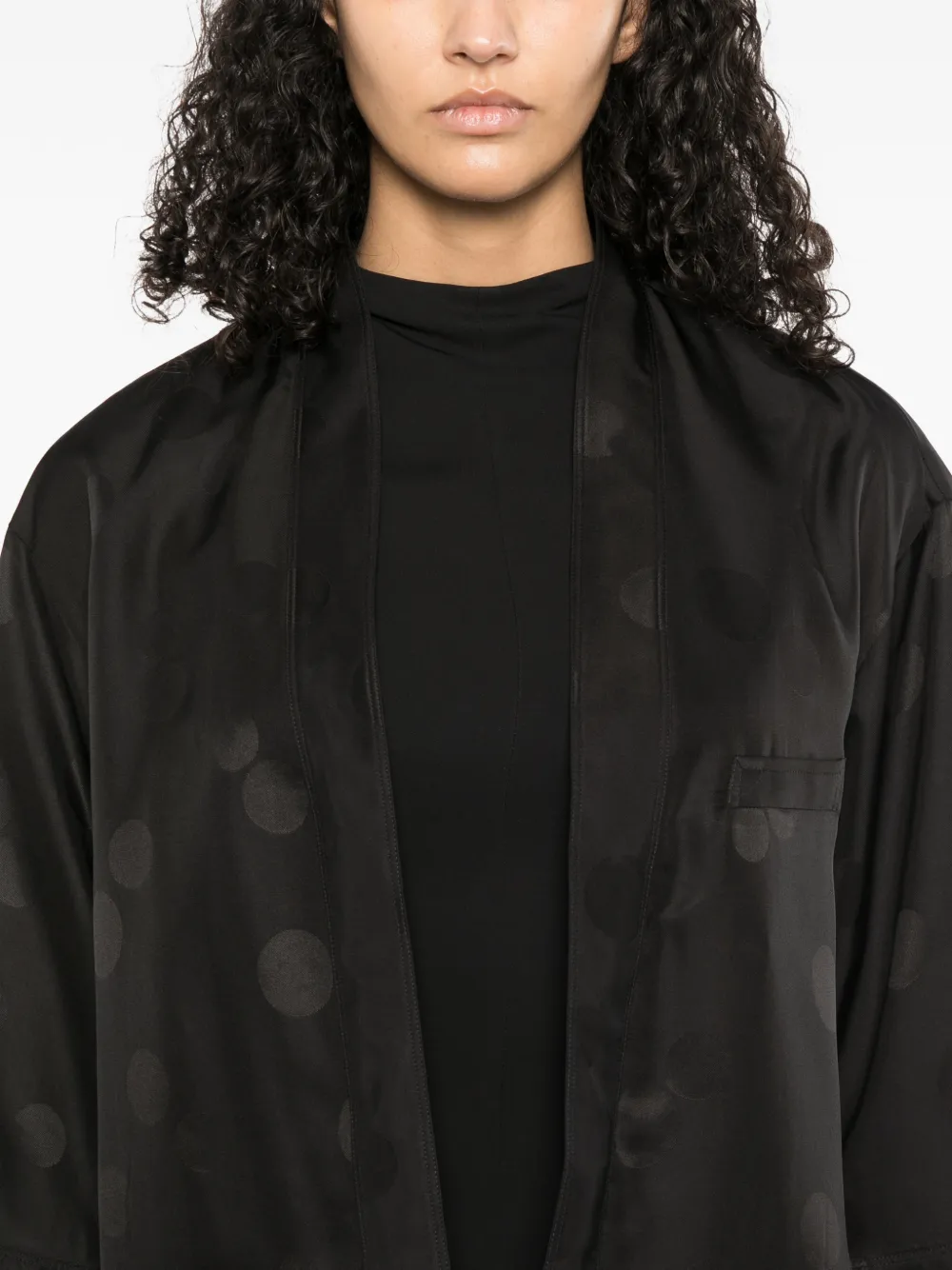 Polka Dot Oversized Jacket