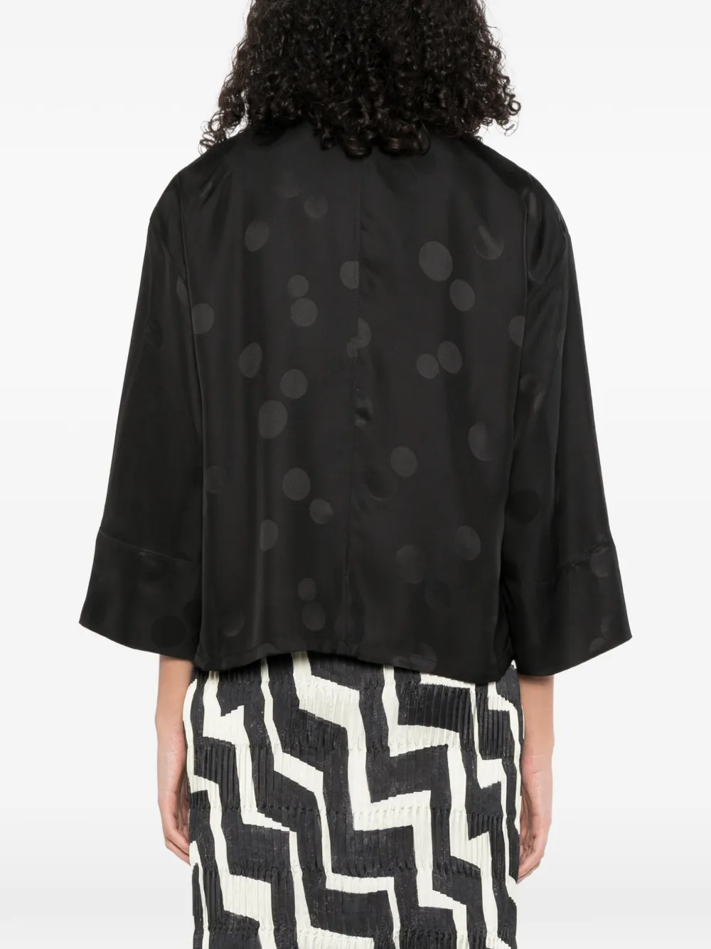 Polka Dot Oversized Jacket