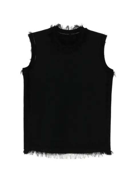 JNBY fringed knit vest top
