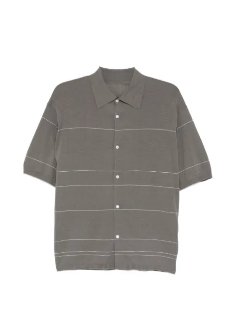 CROQUIS collared striped shirt