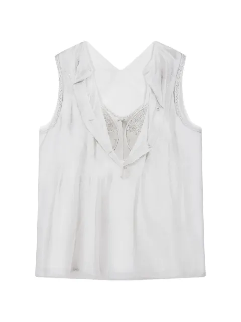 JNBY Trompe L'oeil sleeveless blouse