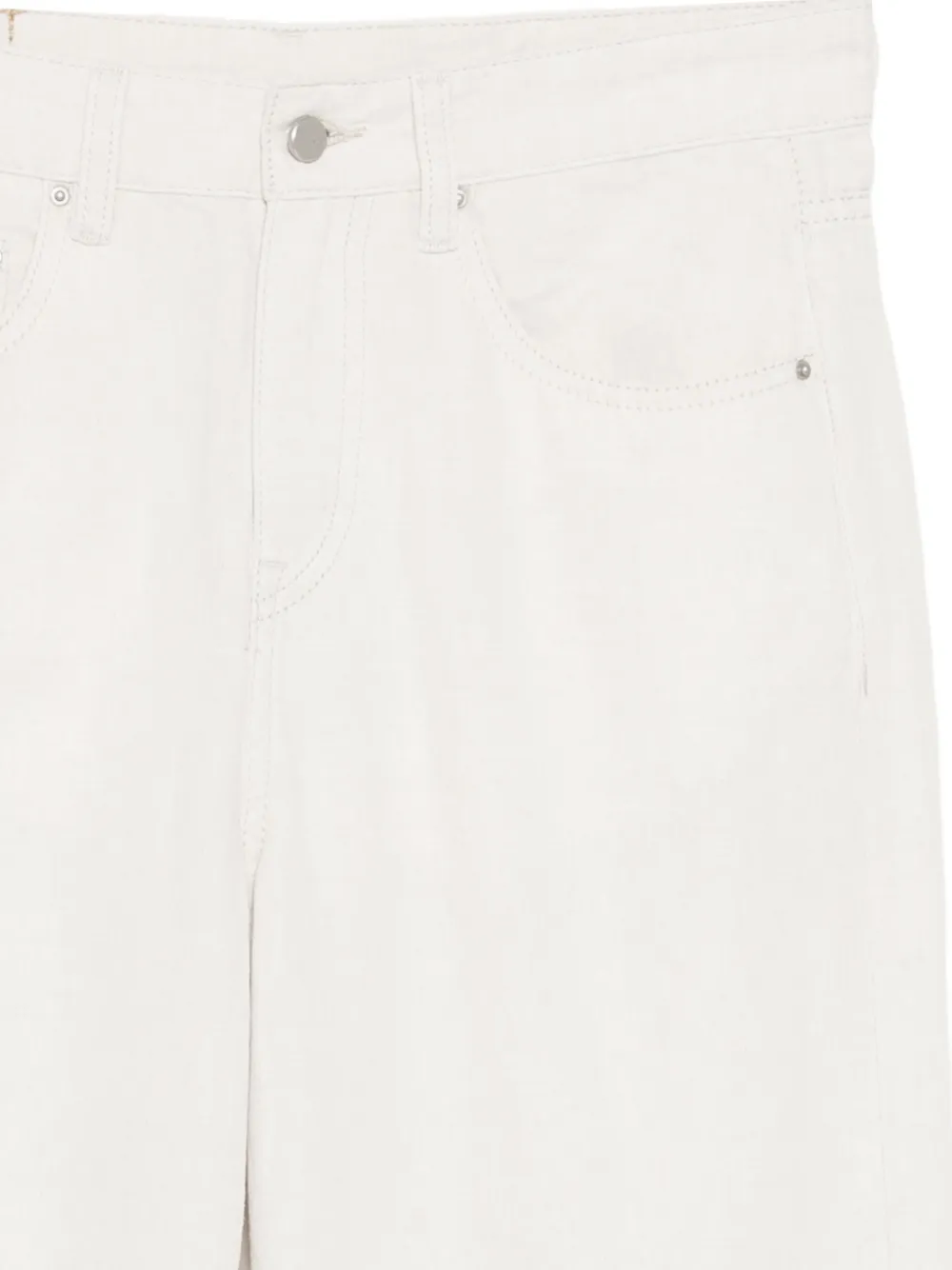 JNBY Jeans met wijde pijpen Beige