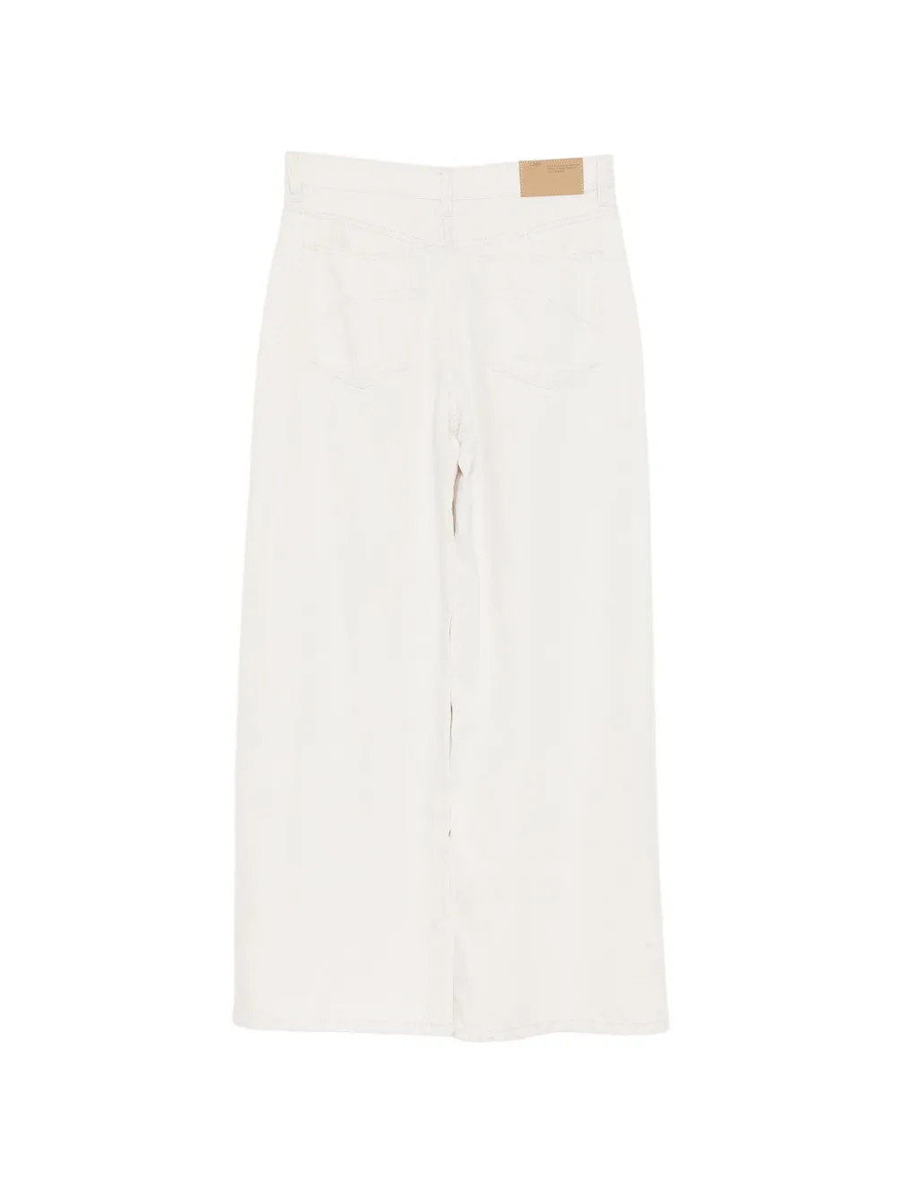 JNBY Jeans met wijde pijpen Beige
