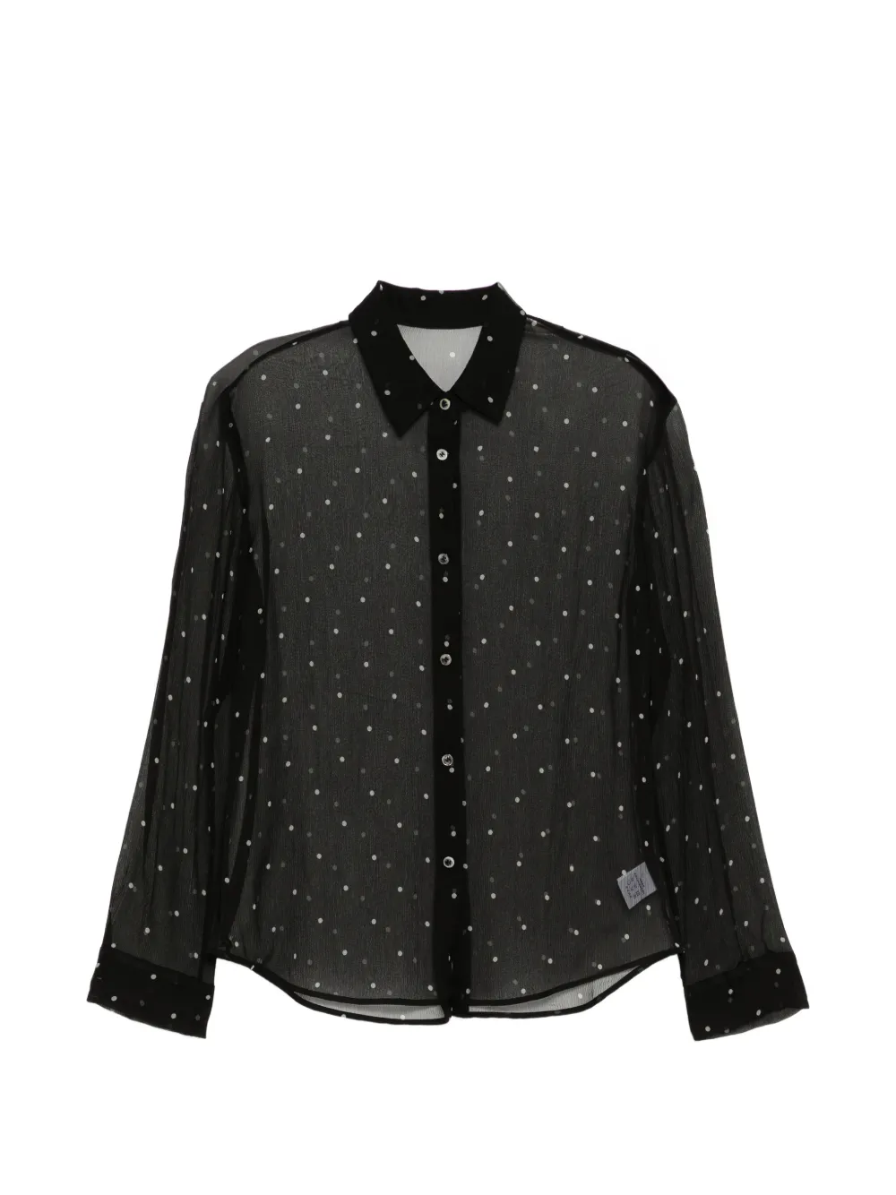 JNBY Camicia a pois - Nero
