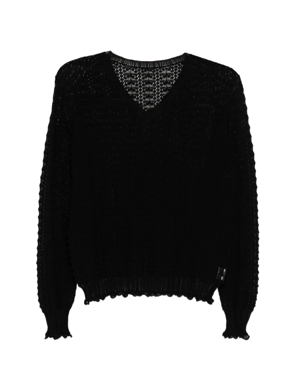 JNBY Top con scollo a V - Nero