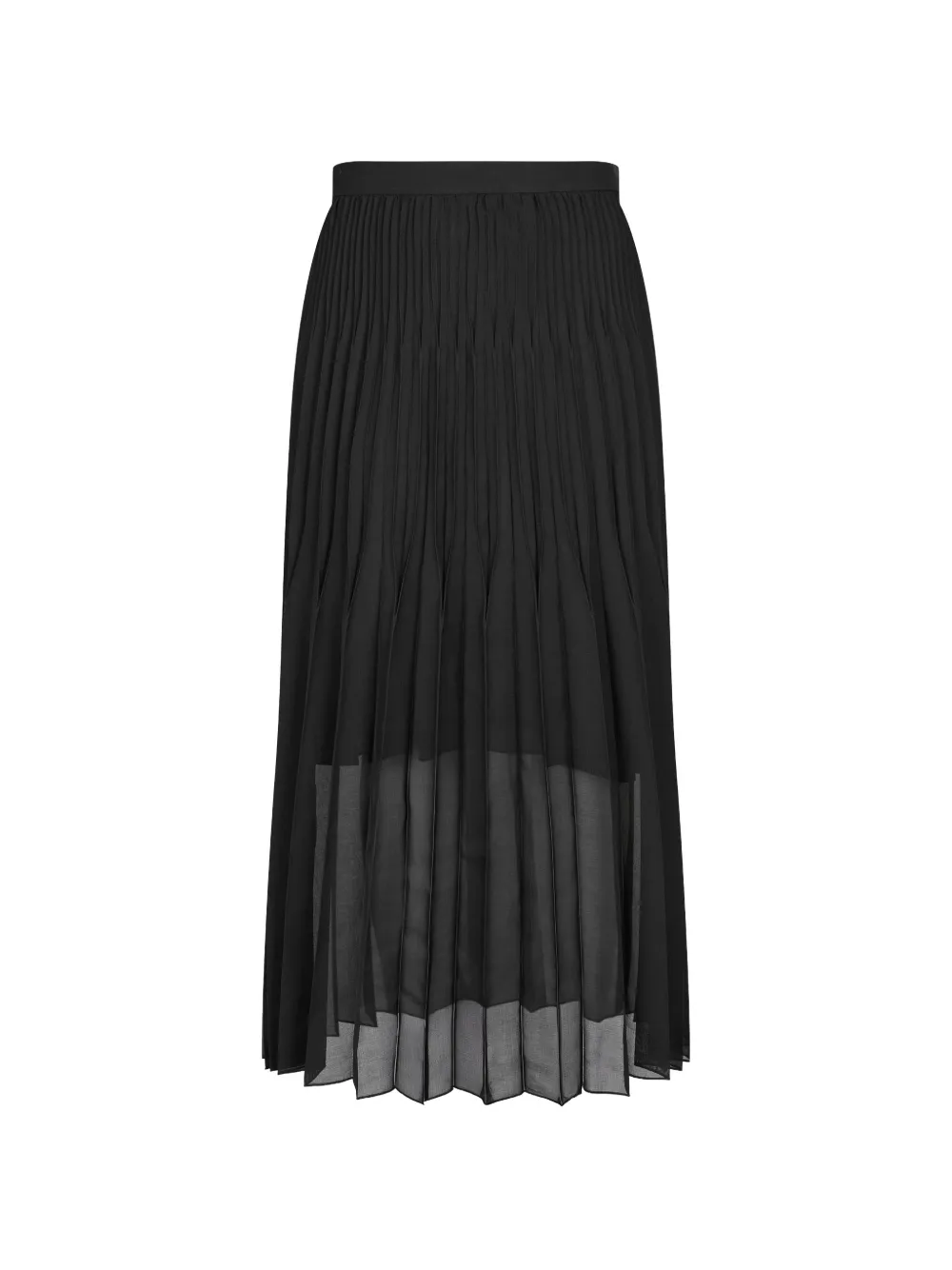 LESS gradated pleated skirt - Nero