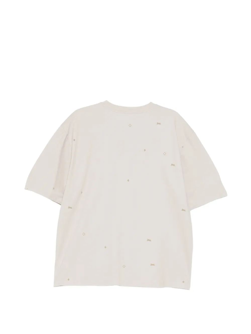 CROQUIS geometric-print T-shirt | Neutrals | FARFETCH SG