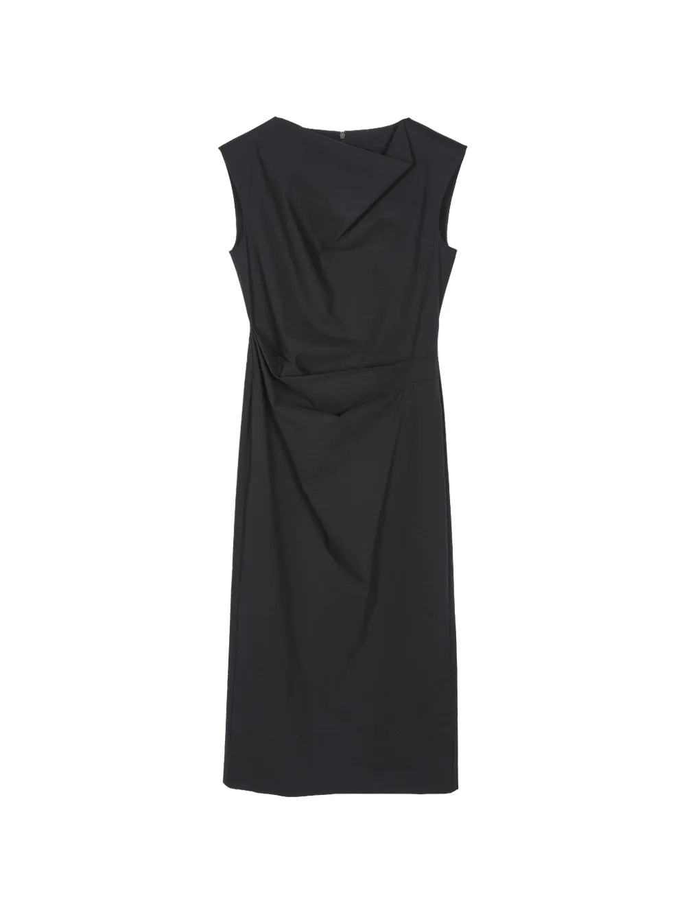 LESS Kleid mit tiefer Taille - Schwarz