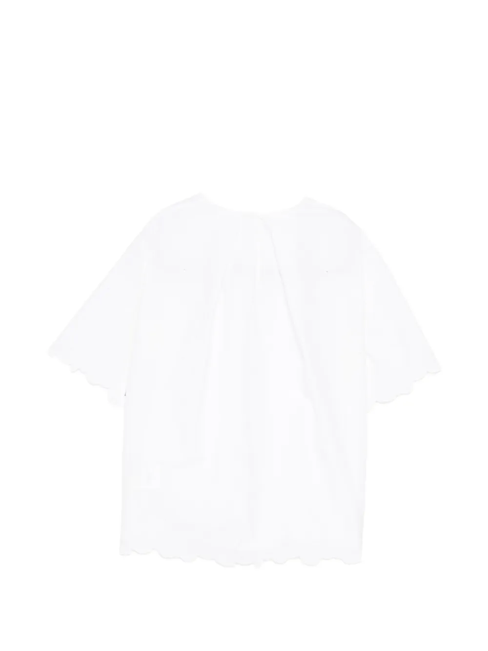 jnby by JNBY Top met geborduurde bloemen Wit