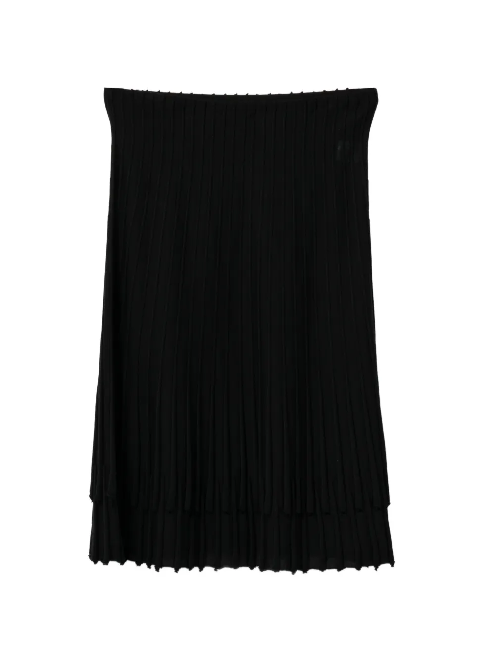 JNBY Gonna midi con lavorazione a rilievo - Nero