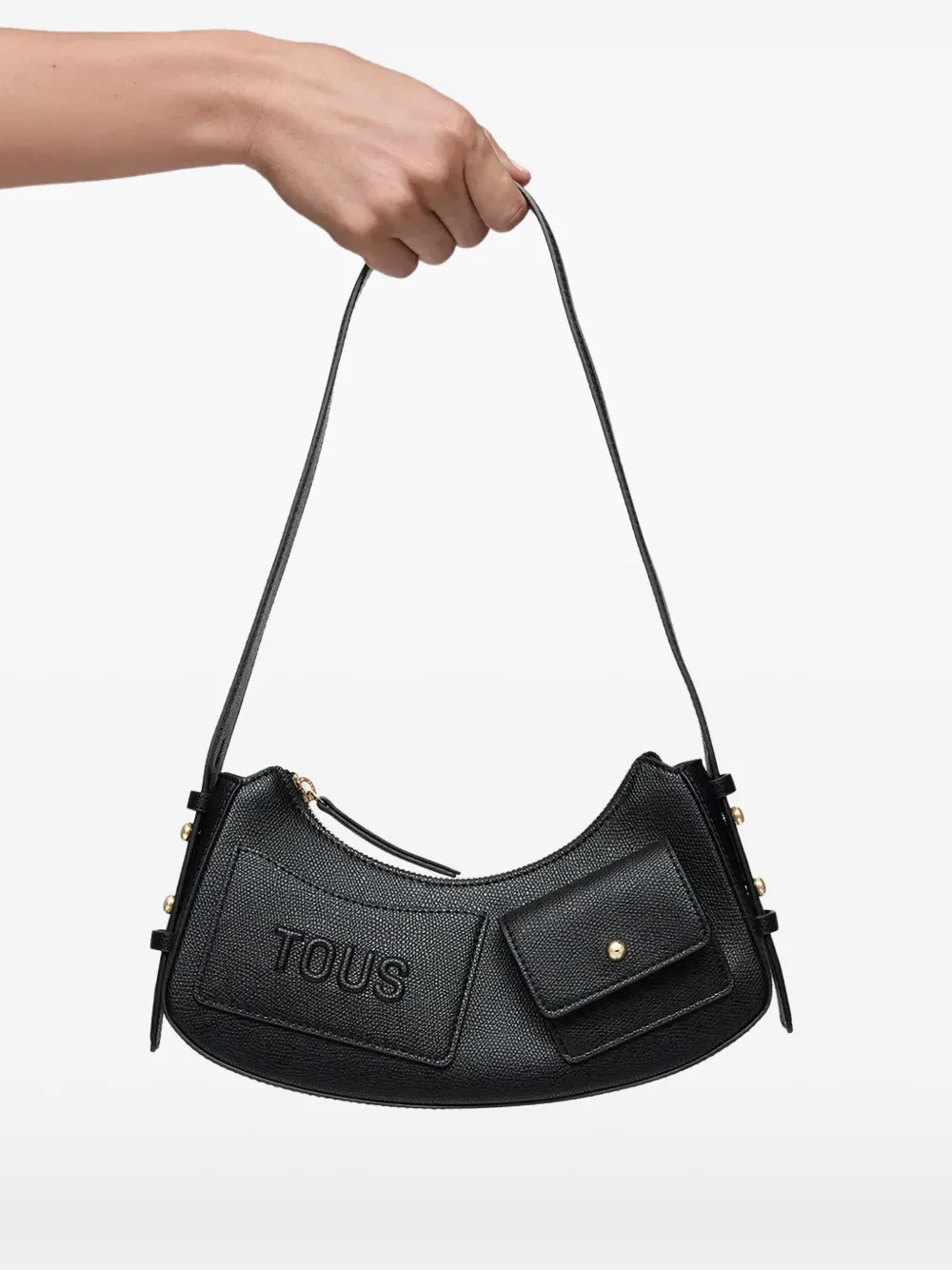 Logo Pocket Shoulder Bag