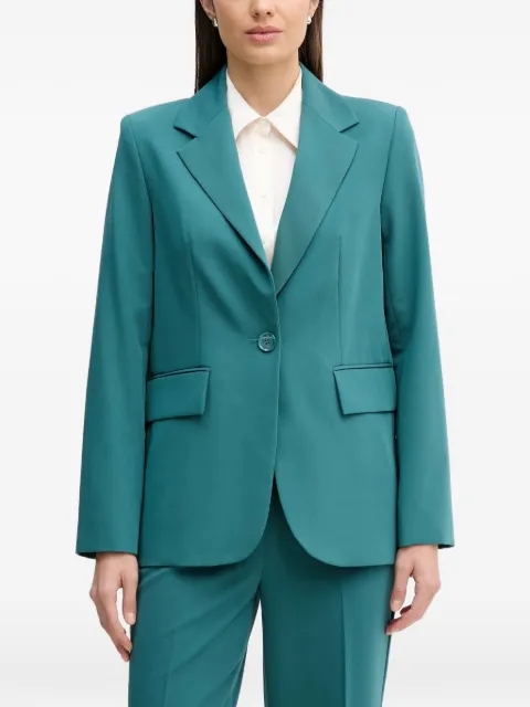 Sisley single-breasted flap-pocket blazer