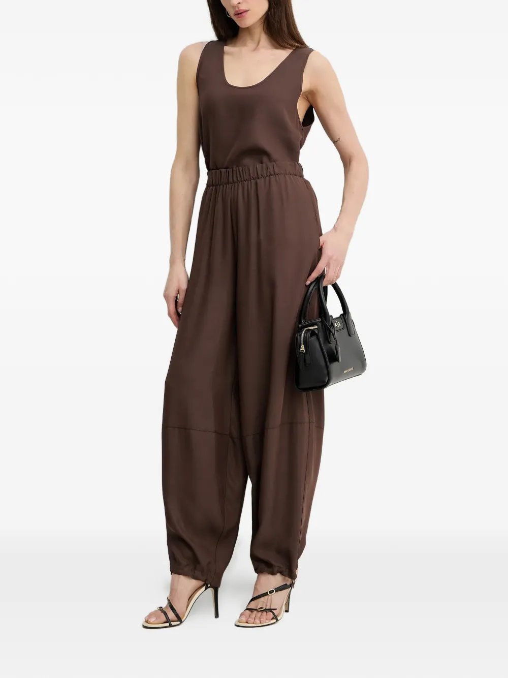  Simona Corsellini Drawstring Trousers - Brown 