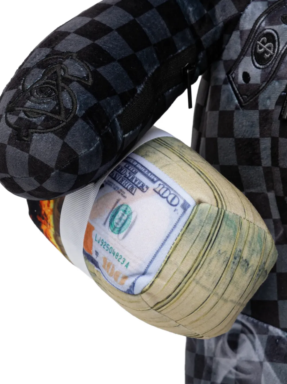 Checkered Bear Backpack